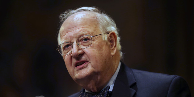 Angus Deaton speaks at a gathering at Princeton University after it was announced that he won the Nobel prize in economics for improving understanding of poverty and how people in poor countries respond to changes in economic policy Monday, Oct. 12, 2015, in Princeton, N.J. Deaton, 69, won the 8 million Swedish kronor (about $975,000) prize from the Royal Swedish Academy of Sciences for work that the award committee said has had "immense importance for human welfare, not least in poor countries