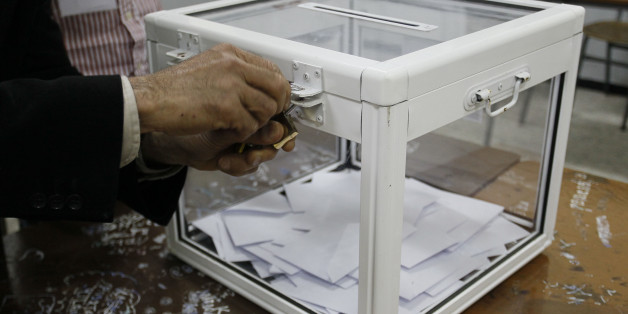 ALGIERS, ALGERIA - APRIL 17: Counting starts after the voting for presidential elections in Algiers, Algeria on April 17, 2014. (Photo by Bechir Ramzy/Anadolu Agency/Getty Images)