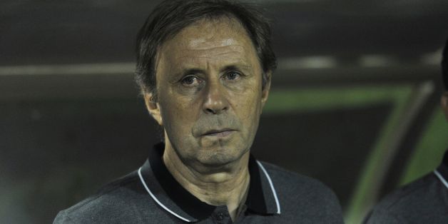Algerian national team's head coach, Milovan Rajevac looks at his players during the 2017 African Cup of Nations qualifying football match Algeria versus Lesotho on September 4, 2016 in Blida, 50km southwestern Algiers.Algeria won 6-0. / AFP / RYAD KRAMDI (Photo credit should read RYAD KRAMDI/AFP/Getty Images)