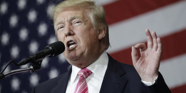Republican presidential candidate Donald Trump speaks at a rally, Saturday, Oct. 1, 2016, in Manheim, Pa. (AP Photo/John Locher)