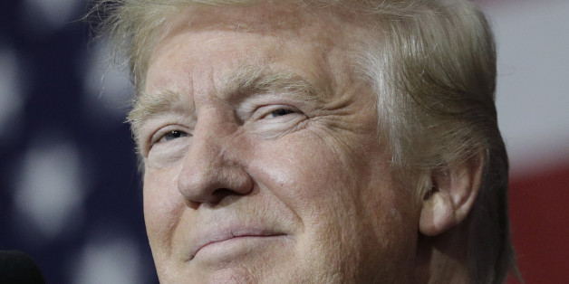 Republican presidential candidate Donald Trump speaks at a rally, Saturday, Oct. 1, 2016, in Manheim, Pa. (AP Photo/John Locher)