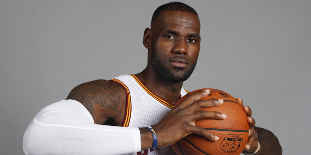 Cleveland Cavaliers forward LeBron James poses during a NBA basketball media day, Monday, Sept. 26, 2016, in Independence, Ohio. (AP Photo/Ron Schwane)