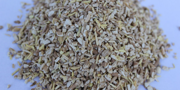 Ashwagandha root herb, withania somnifera.