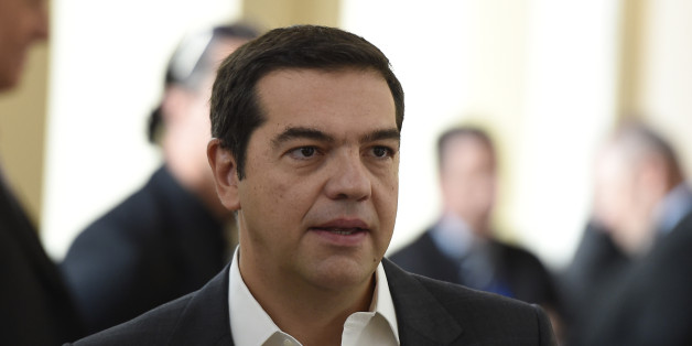 Greece's Prime minister Alexis Tsipras arrives for a meeting of leaders of countries along the Balkan migrant route into the EU in Vienna on September 24, 2016. / AFP / Joe Klamar (Photo credit should read JOE KLAMAR/AFP/Getty Images)