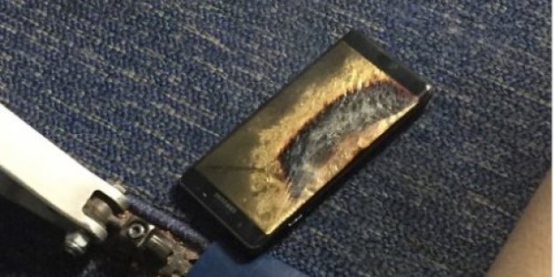 Un Samsung Galaxy Note 7 de remplacement prend feu dans un avion aux États-Unis