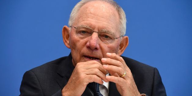 German Finance Minister Wolfgang Schäuble attends a press conference on the German budget plan for 2017 in Berlin, on July 6, 2016. / AFP / John MACDOUGALL (Photo credit should read JOHN MACDOUGALL/AFP/Getty Images)