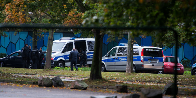 Großeinsatz in Chemnitz wegen Verdacht auf Sprengstoffanschlag.