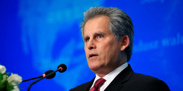 David Lipton, First Deputy Managing Director of the International Monetary Fund (IMF), speaks at a news conference in Beijing, China, June 14, 2016. REUTERS/Jason Lee