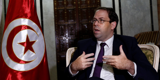 Tunisia's Prime Minister Youssef Chahed talks during an interview with Reuters in Tunis, Tunisia, September 29, 2016. REUTERS/Zoubeir Souissi