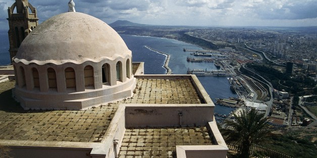 ALGERIA - MARCH 5: City view from the Chapel of Santa Cruz on Mount Murdjajo, Oran, Algeria. (Photo by DeAgostini/Getty Images)
