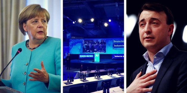 Angela Merkel und JU-Chef Paul Ziemiak