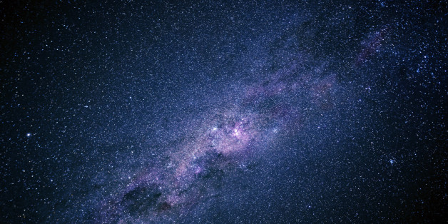 Milky way galaxy and stars shining bright, Namibia, Africa