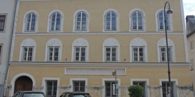 BRAUN AM INN, AUSTRIA - APRIL 10: The house where Adolf Hitler was born is seen in Braunau am Inn, Austria on April 10, 2016. The Austrian government wants to seize the house where Adolf Hitler was born to in order to keep it from falling into wrong hands, after years of trying to buy the property from its private owner. (Photo by Evangelos Vlasopoulos/Anadolu Agency/Getty Images)