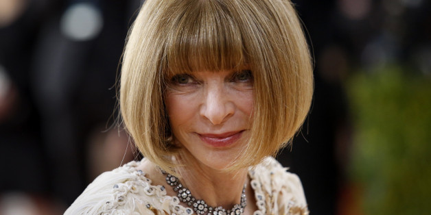 Anna Wintour, editor-in-chief of American Vogue magazine, arrives at the Metropolitan Museum of Art Costume Institute Gala (Met Gala) to celebrate the opening of "Manus x Machina: Fashion in an Age of Technology" in the Manhattan borough of New York, May 2, 2016. REUTERS/Eduardo Munoz