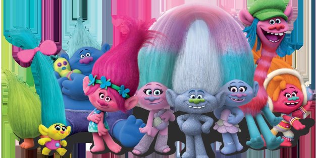 Wo sie auftauchen, geht es bunt zu: Die "Trolls" sind neu in den Kinostarts der Woche und versprechen jede Menge Spaß