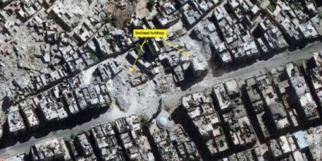 Des images satellite d'Amnesty International montrent la dévastation d'Alep en Syrie
