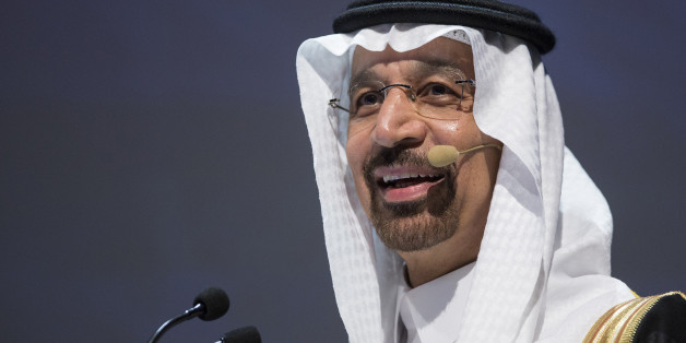 Khalid Al-Falih, Saudi Arabia's energy minister, speaks during the 23rd World Energy Congress in Istanbul, Turkey, on Monday, Oct. 10, 2016. The oil-price could recover to $60 a barrel by the end of 2016, said Al-Falih, just weeks after agreeing to cut supply for the first time in eight years. Photographer: Kerem Uzel/Bloomberg via Getty Images