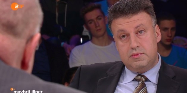 Aktham Suliman, syrischer Journalist, bei "Maybrit Illner"