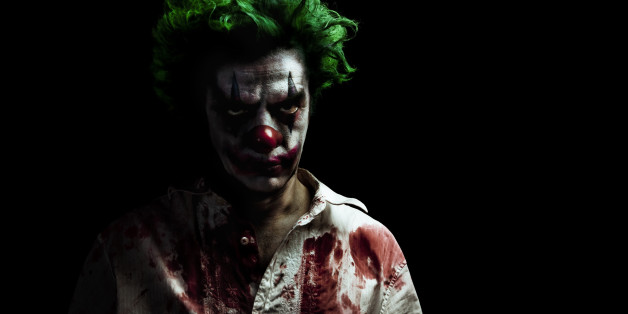 Ein "Creepy Clown" - hier aber in einem gestellten Foto