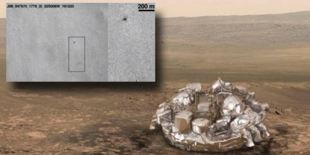 L'atterrisseur Schiaparelli de l'ESA s'est écrasé sur Mars