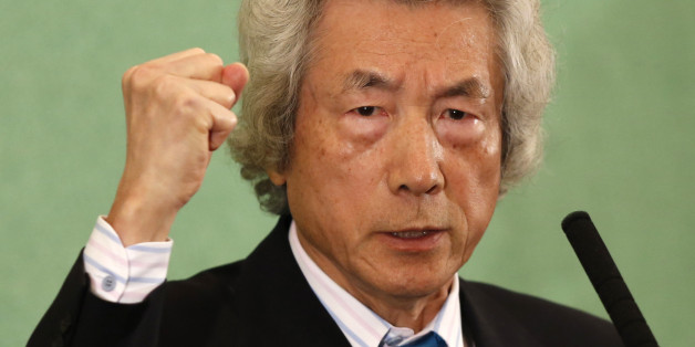 Japan's former Prime Minister Junichiro Koizumi speaks at the Japan National Press Club in Tokyo November 12, 2013. Koizumi publicly called for an end to Japan's use of nuclear power on Tuesday. REUTERS/Toru Hanai (JAPAN - Tags: POLITICS ENERGY ENVIRONMENT HEADSHOT PROFILE)