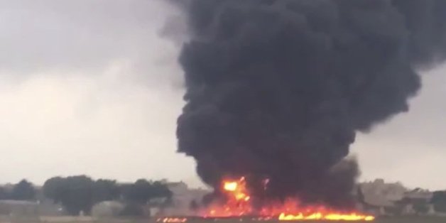 EU-Flugzeug stürzt über Malta ab: Fünf Tote