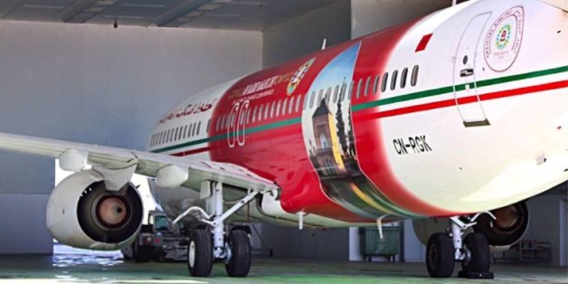 L'avion de la RAM aux couleurs de la COP22