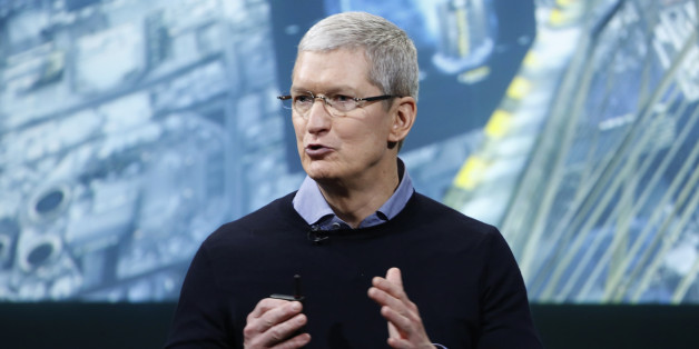 Apple CEO Tim Cook speaks during an event at the Apple headquarters in Cupertino, California March 21, 2016. REUTERS/Stephen Lam