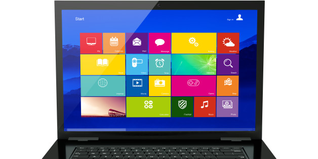 black laptop on white with clipping paths,the photo on the laptop screen form my portfolio.3D rendering high quality.