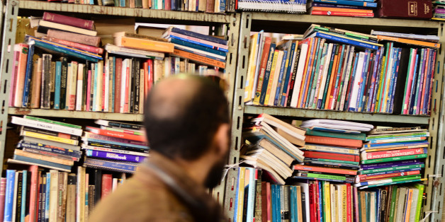 Cairo organizes the annual international book fair at exhibition land in Nasr City. Poor turnout at the exhibition as a result of political conditions. Cairo,Egypt on January 23,2014 .(Photo by Mahmoud Shahin/NurPhoto) (Photo by NurPhoto/Corbis via Getty Images)