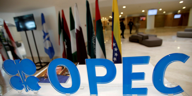 OPEC logo is pictured ahead of an informal meeting between members of the Organization of the Petroleum Exporting Countries (OPEC) in Algiers, Algeria September 28, 2016. REUTERS/Ramzi Boudina/File Photo