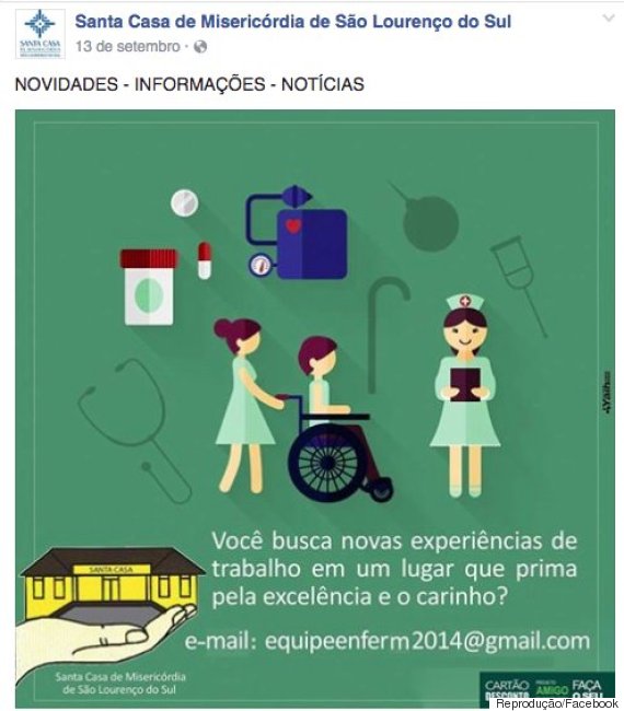 santa casa emprego