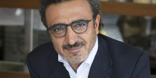IMAGE DISTRIBUTED FOR CHOBANI, LLC - In this image released on Thursday, May 28, 2015, Chobani's founder and CEO Hamdi Ulukaya at the Chobani Soho café in New York. (Mark Von Holden/AP Images for Chobani, LLC)