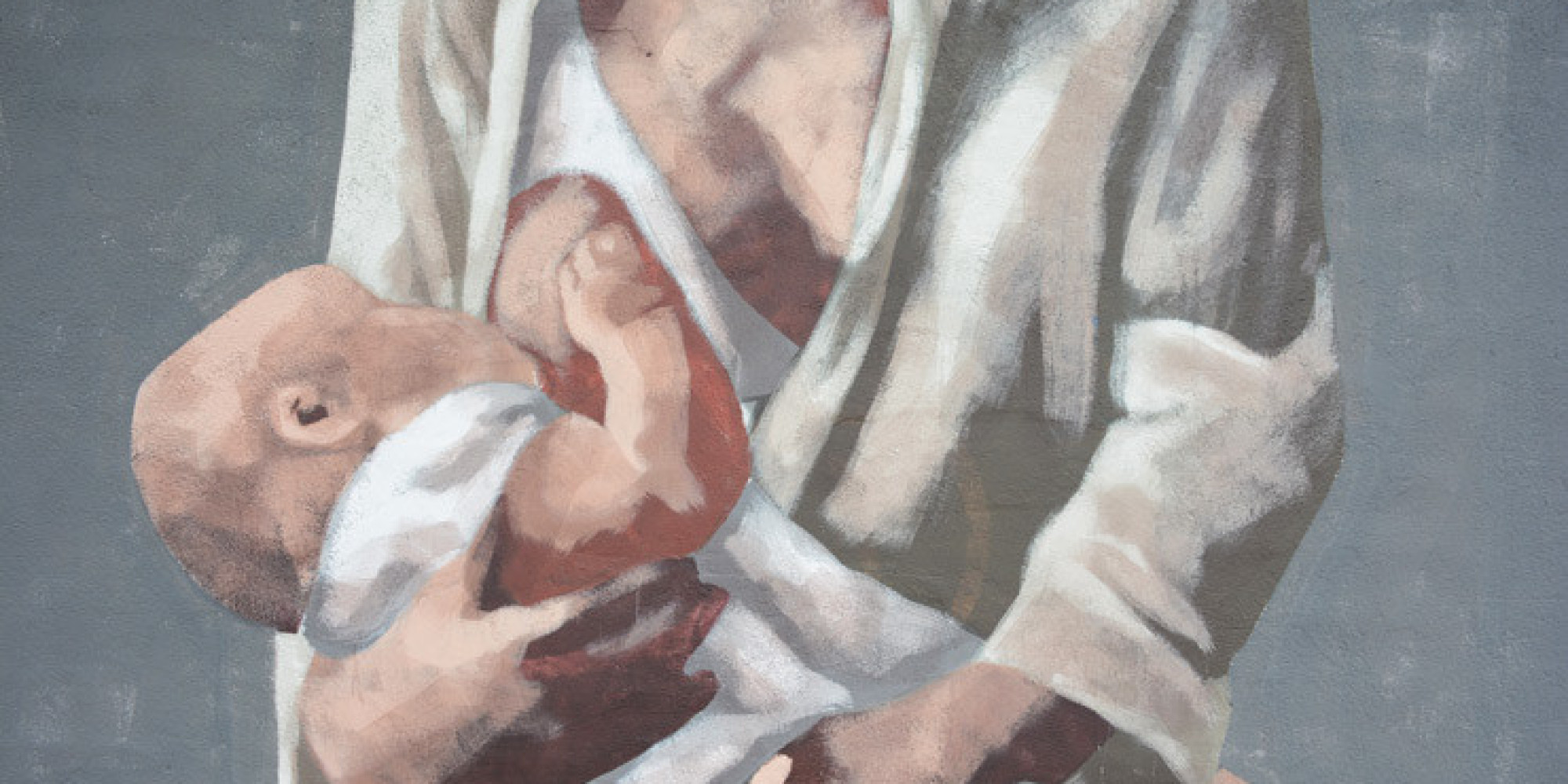 Hyuro's Breastfeeding Mural Is Not Provocative In Barcelona HuffPost