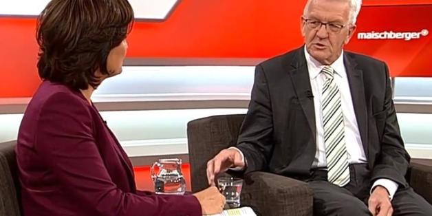 Winfried Kretschmann bei "Maischberger"