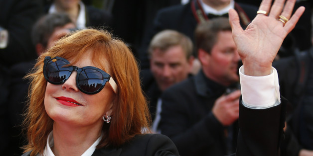 Actress Susan Sarandon poses on the red carpet as she arrives for the opening ceremony and the screening of the film "Cafe Society" out of competition during the 69th Cannes Film Festival in Cannes, France, May 11, 2016. REUTERS/Yves Herman