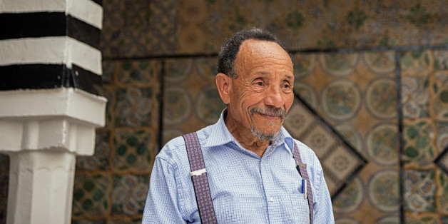 PIerre Rabhi, pioneer of agro-ecology in France, visiting Tunisia in June 2013.