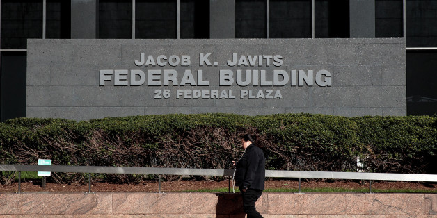 NEW YORK, NY - NOVEMBER 4: A view of the Jacob K. Javits Federal Building, where the Federal Bureau of Investigation (FBI) has a field office on the 23rd floor, November 4, 2016 in New York City. FBI Director James Comey informed Congress last Friday that his agency was taking steps to review newly discovered emails relating to Democratic presidential candidate Hillary ClintonÃs private email server. (Photo by Drew Angerer/Getty Images)