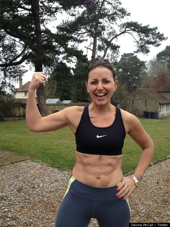 Davina McCall Tweets Pictur