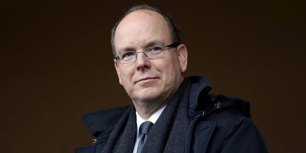 Prince Albert II of Monaco attends Sainte Devote rugby tournament in collaboration with Princess Charlene Foundation at Louis II Stadium in Monaco, February 27, 2016. REUTERS/Eric Gaillard