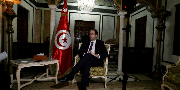 Tunisia's Prime Minister Youssef Chahed talks during an interview with Reuters in Tunis, Tunisia, September 29, 2016. REUTERS/Zoubeir Souissi