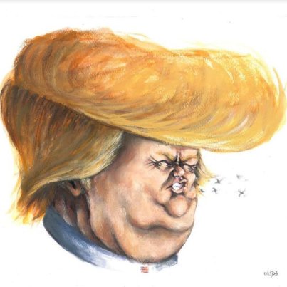 trump caricatura