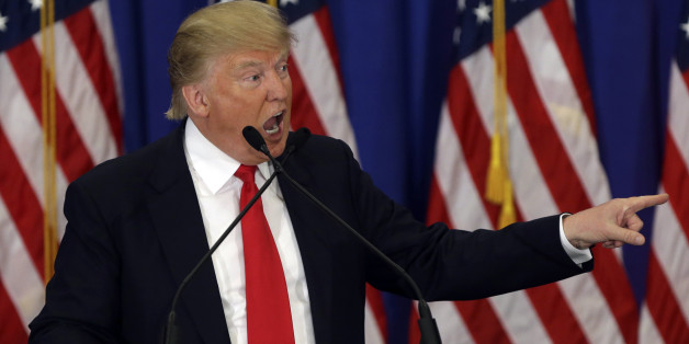 In this March 8, 2016, photo, Republican presidential candidate Donald Trump speaks during a news conference at the Trump National Golf Club in Jupiter, Fla. In his own unorthodox way, Trump is unmistakably evolving into a general election candidate. The over-the-top billionaire is talking about flexibility in his hardline immigration policies. Heâs pledging to moderate his bullying tone, acknowledging that women in particular may be turned off by his brash brand of politics. And heâs
