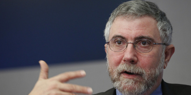 Nobel Prize winning economist Paul Krugman speaks during an interview in New York, May 4, 2012. REUTERS/Brendan McDermid (UNITED STATES - Tags: BUSINESS)