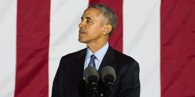 U.S. President Barack Obama speaks, at a Hillary Clinton GOTV Rally on Independence Mall on November 7, 2016 in Philadelphia, Pennsylvania. (Photo by Cheriss May/NurPhoto via Getty Images)