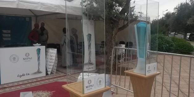 "Light Us", la "flamme olympique" de la COP22, est arrivée à Marrakech