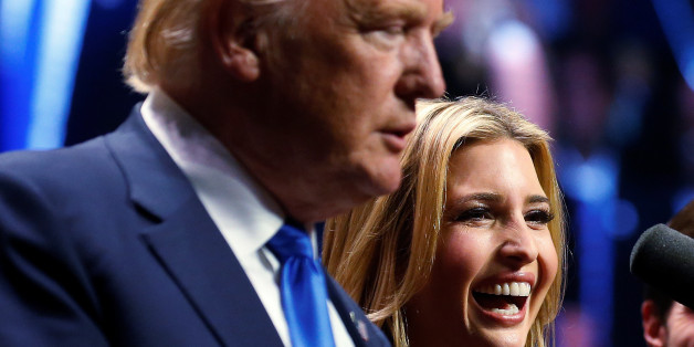 Donald Trump mit seiner Tochter Ivanka Trump