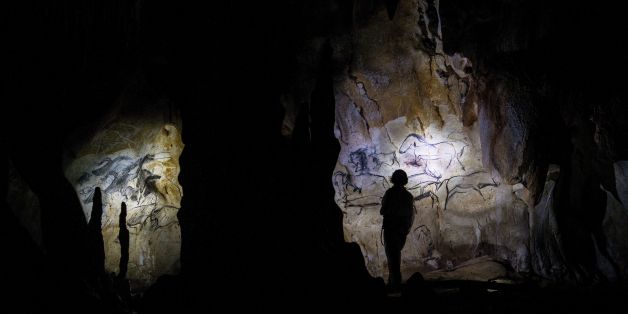 Höhlenmalereien in der Chauvet-Höhle nahe dem französischen Ort Vallon-Pont-d'Arc (Symbolbild)