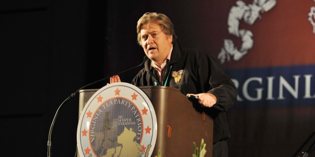 Stephen Bannon bei einer Veranstaltung der Tea Party in Virginia