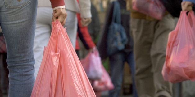 Plastiktüten wurden aus den meisten Lebensmittelgeschäften Kaliforniens verbannt.